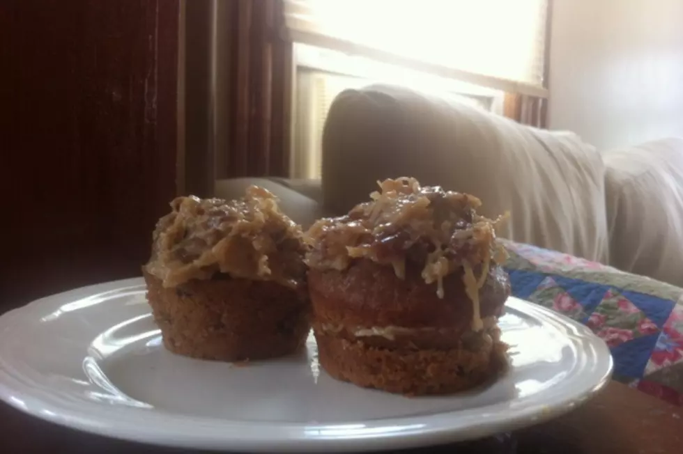 German Chocolate Cupcakes