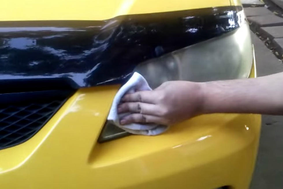 Using Bug Spray To Restore Those Yellow, Faded Headlights [VIDEO]