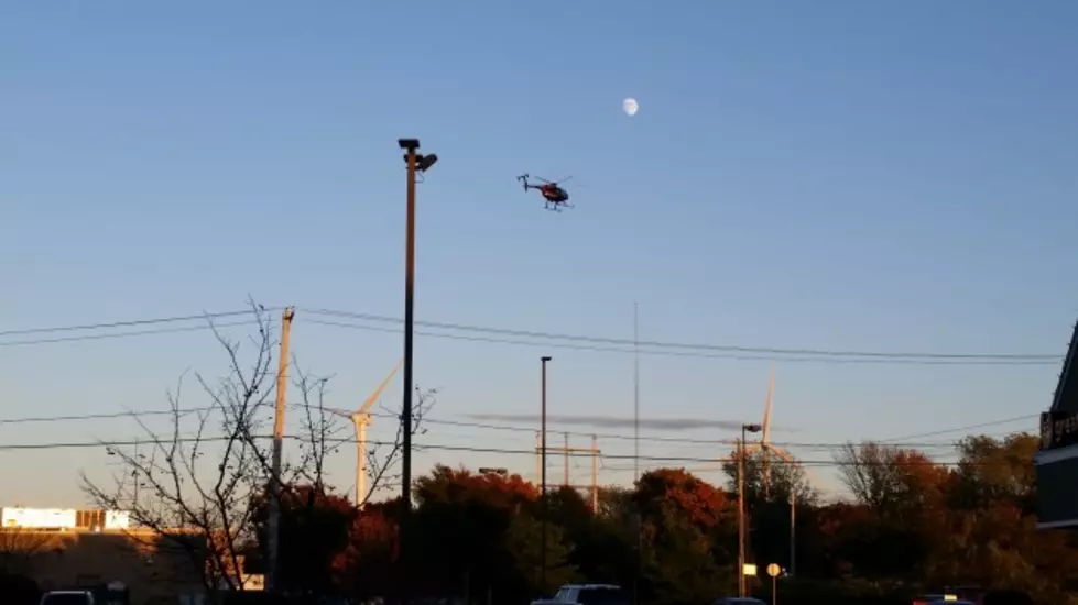 Helicopter Near The Station Gets Staff Excited [PHOTO]