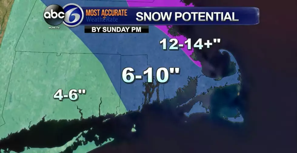 Blizzard Like Conditions Tomorrow Night Into Sunday:  Today&#8217;s Forecast From ABC 6&#8217;s Chelsea Priest [VIDEO]