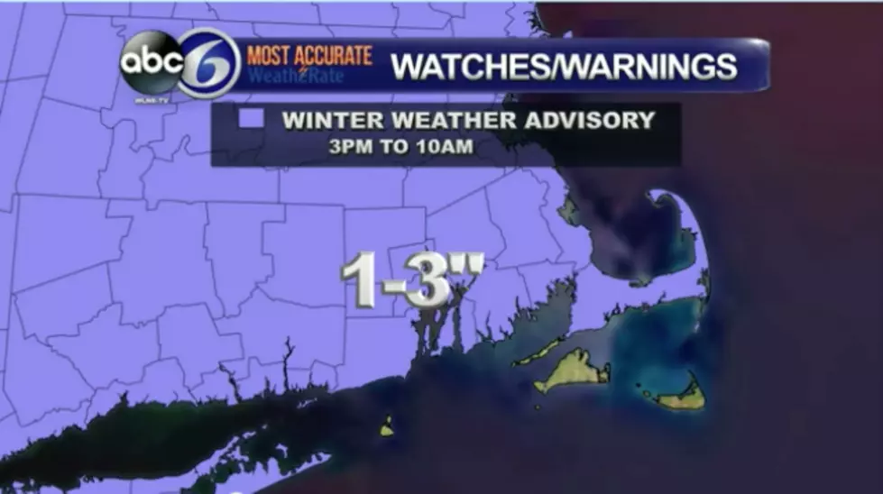 Winter Weather Advisory Has Been Issued