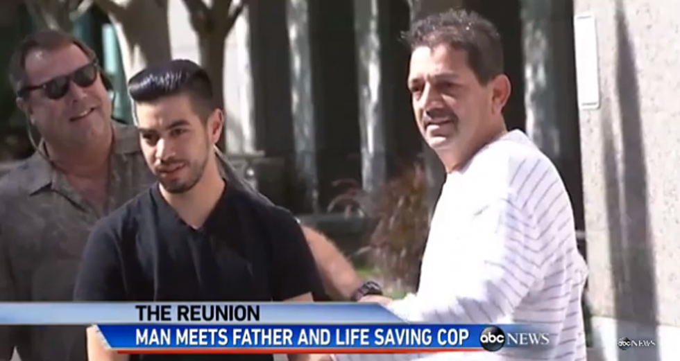 California Man Reunites With Father And Life Saving Cop After 25 Years