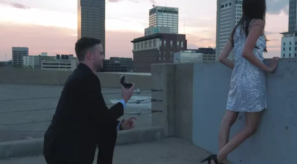 Guy Proposes To Girlfriend In Action Film [VIDEO]