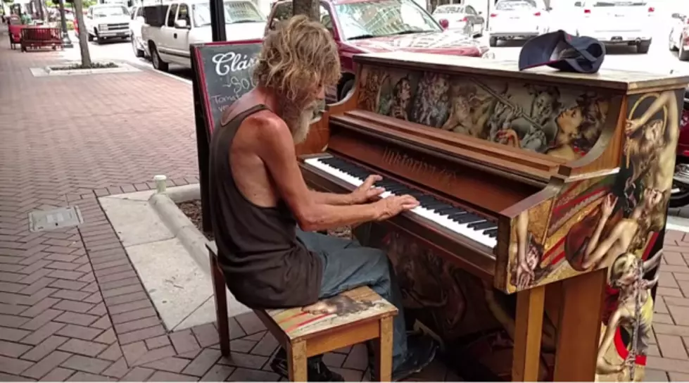 Homeless Piano Man Reunites With Son [VIDEO]