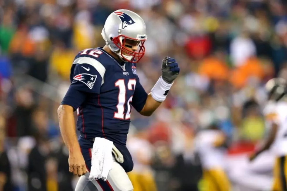 Brady Leads New England by Steelers, 28-21