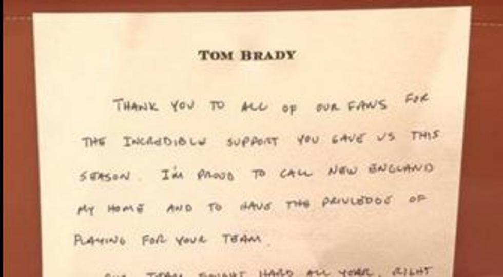 Tom Brady’s “Thank You” Letter Had Me In Tears!