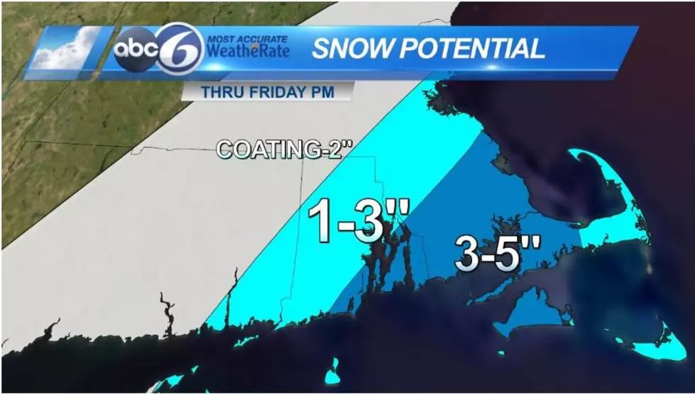 Winter Storm Watch in Effect Tonight into Friday [UPDATE -AUDIO]