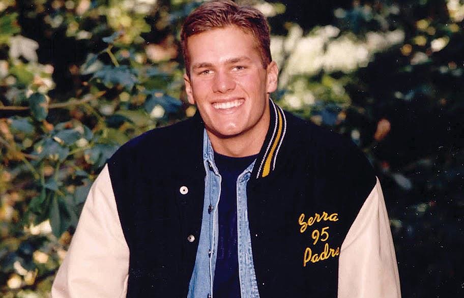 Tom Brady  Childhood photos, Celebrity yearbook photos, Yearbook photos