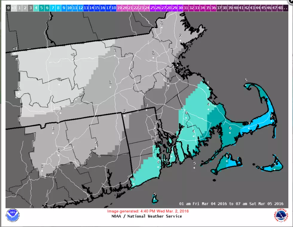 Southcoast can Expect Accumulating Snow on Friday