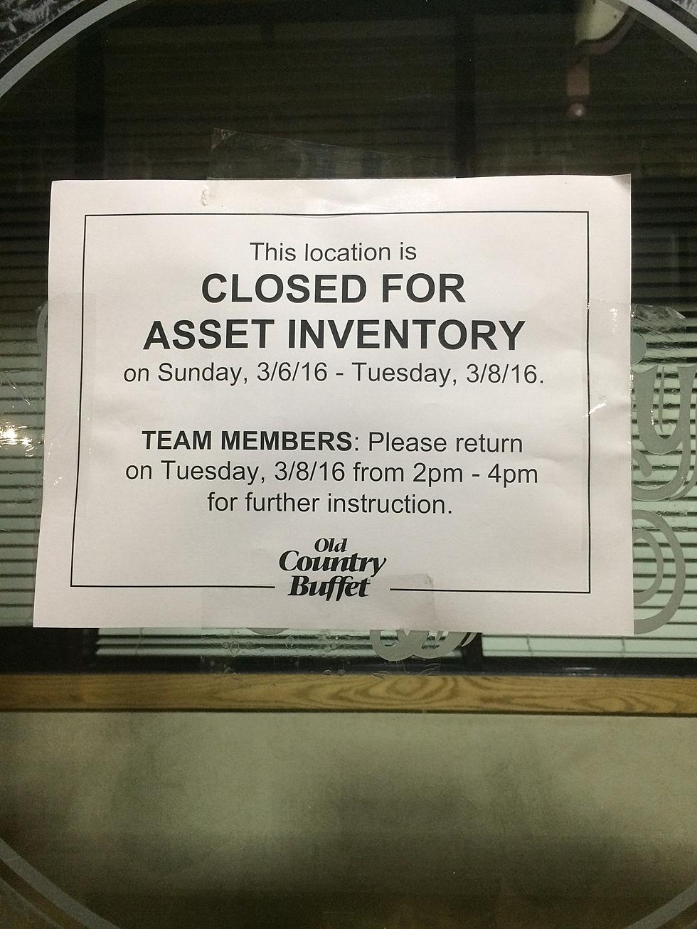 Dartmouth Old Country Buffet Closed
