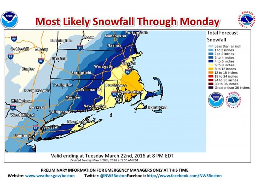 Spring Snow Is Heading To The Southcoast