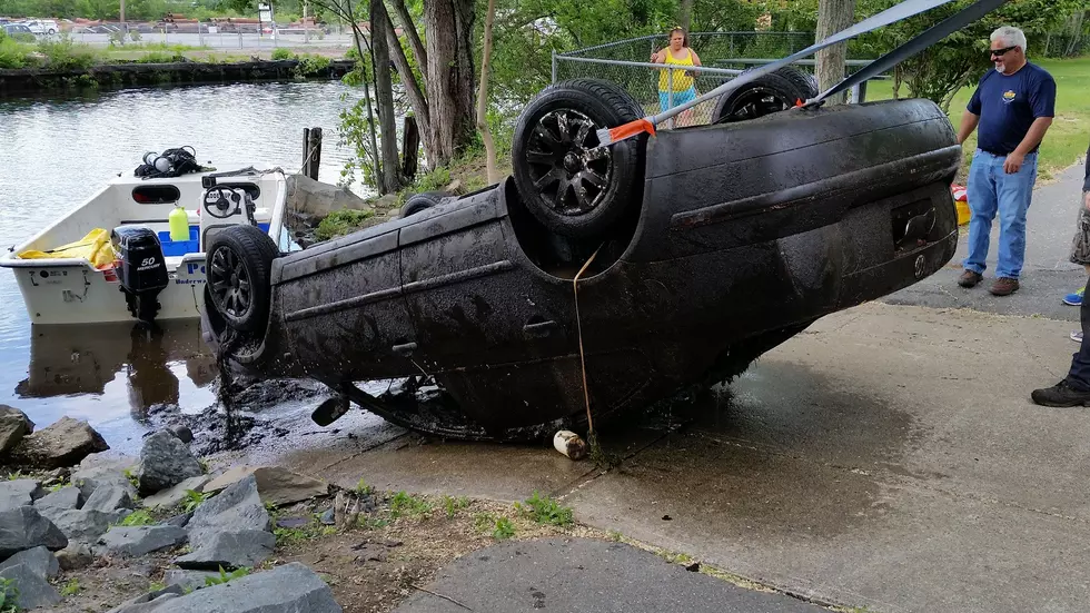 Car Pulled From Taunton River After Nine Years Underwater [PHOTO]