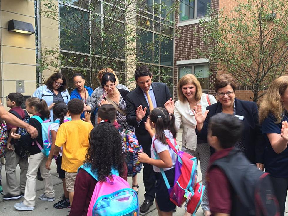 The Fall River Community Cheers on Students on Their First Day