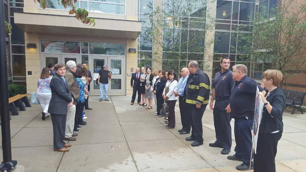 The Fall River Community Cheers on Students on Their First Day