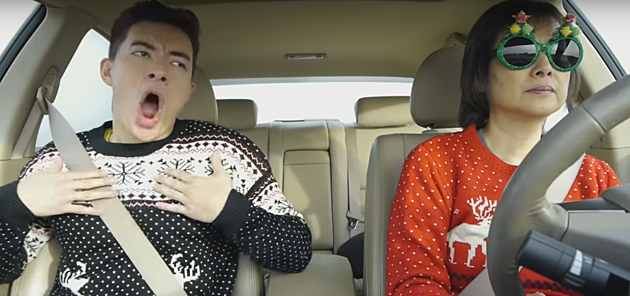This Christmas Lip Sync Car Ride Is Perfect