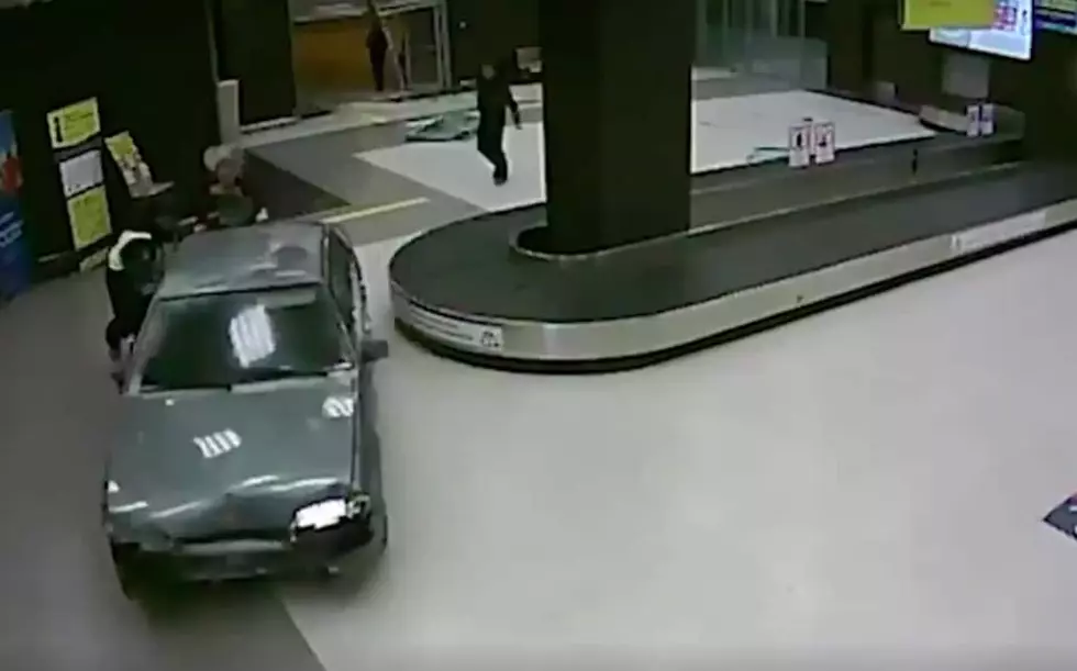 Man Drives Car Through Airport For Love (VIDEO)