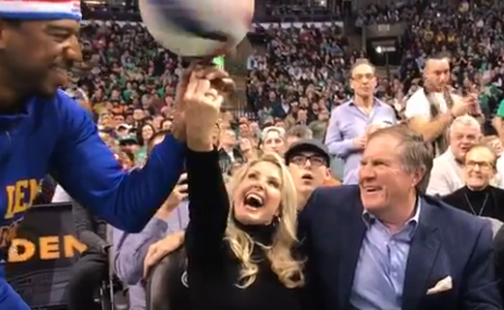 Bill Belichick Had a Fun Time at the Celtics Game on Wednesday