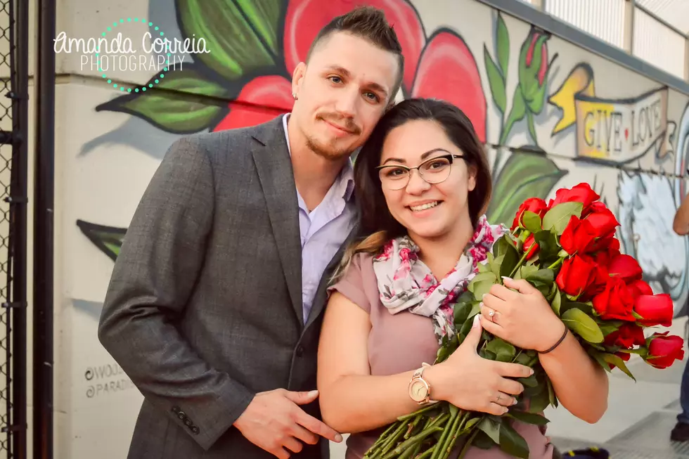 New Bedford Couple Gets Engaged on the Harbor Walk at Sunset