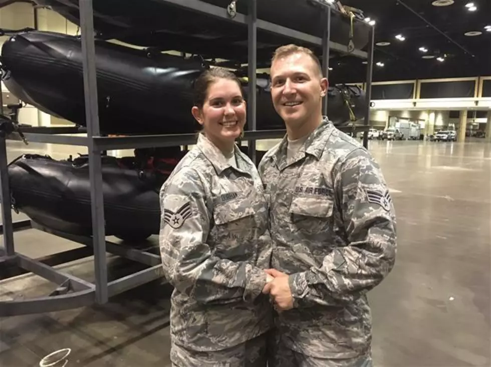 National Guard Couple Has Hurricane Wedding