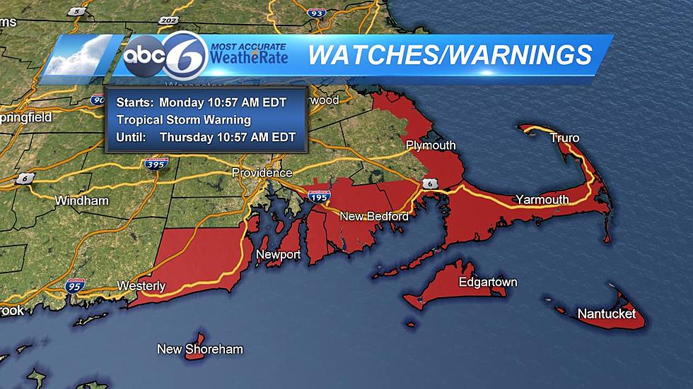 Tropical Storm Warning Issued For MA &#038; RI
