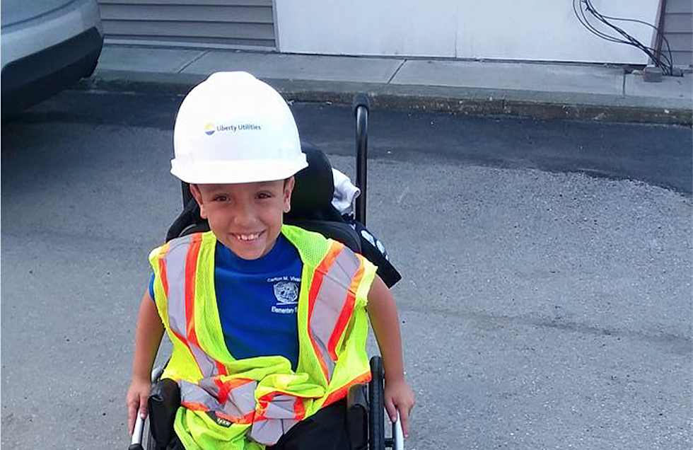 Feel Good Moment: Fall River Boy Becomes Construction Worker for a Day