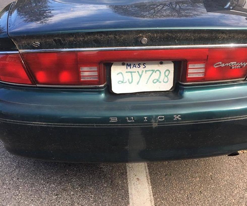 He Drove With Fake Massachusetts Plates