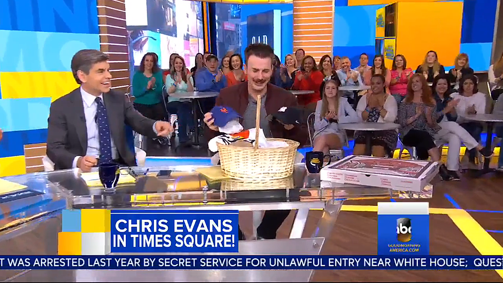Chris Evans Turns Down New York Sports Gear On Good Morning America