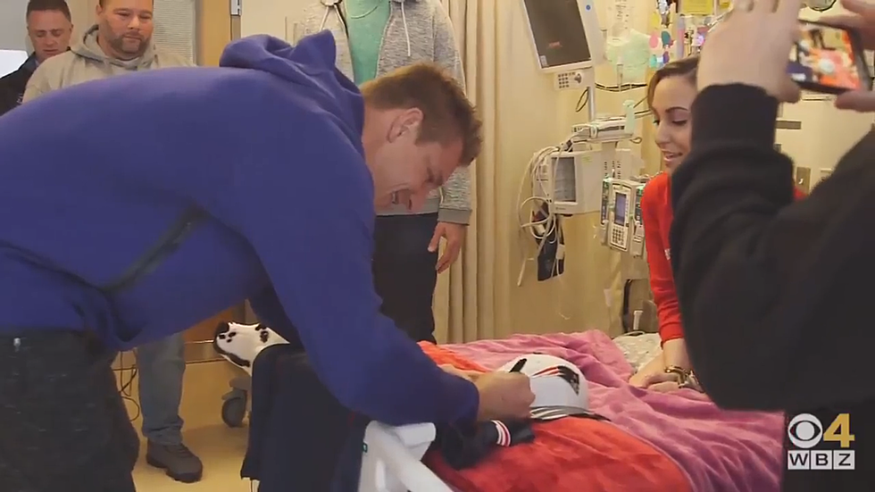 Gronk Surprises Heart Transplant Patient In The Hospital
