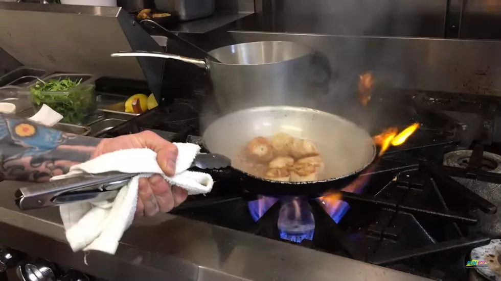 How To Cook Turk's Seafood's Crab Crusted Scallops [VIDEO]
