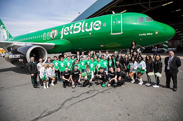 JetBlue Unveils New Boston Celtics Plane [PHOTOS]