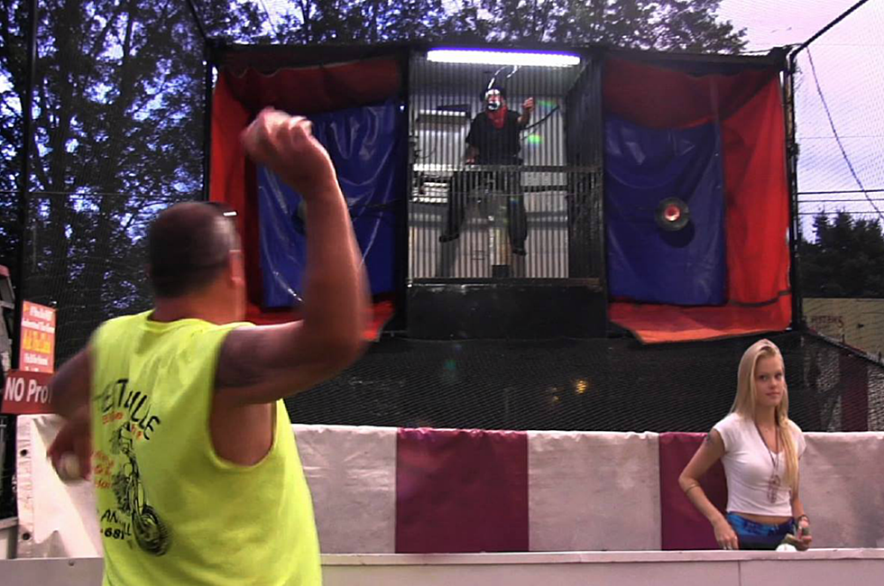 Brockton Fair Dunk Tank Clown is a Legit Legend [VIDEO]