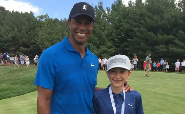 Mattapoisett Boy Golfs With Tiger Woods [VIDEO]