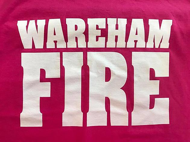 Wareham Fire Department Wearing Pink All Through October