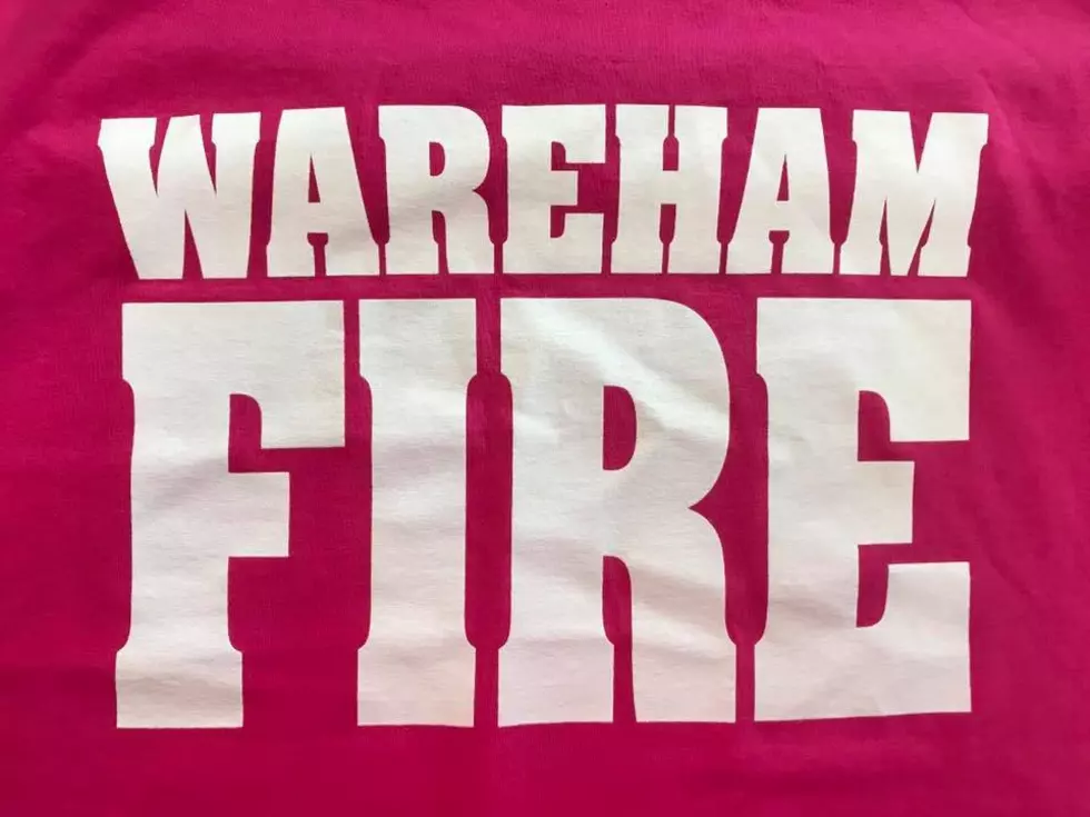 Wareham Fire Department Wearing Pink All Through October