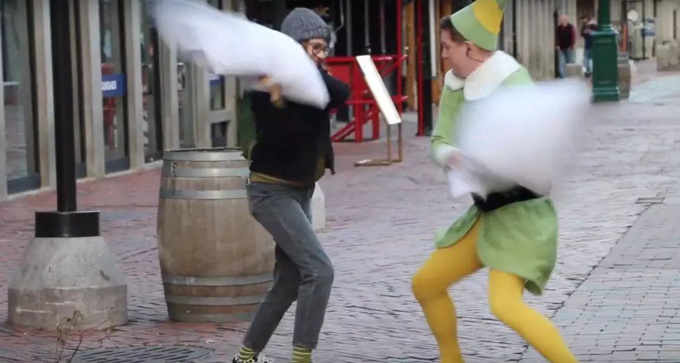 Pillow Fighting Elf Goes Viral, and I Actually Know Him [VIDEO]