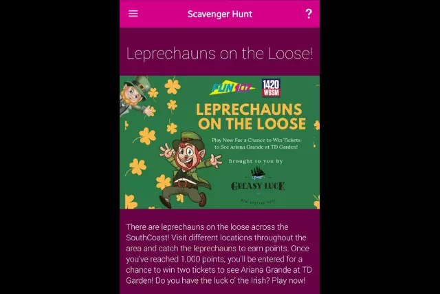 Hunt For Leprechauns For A Chance To Win Ariana Grande Tickets