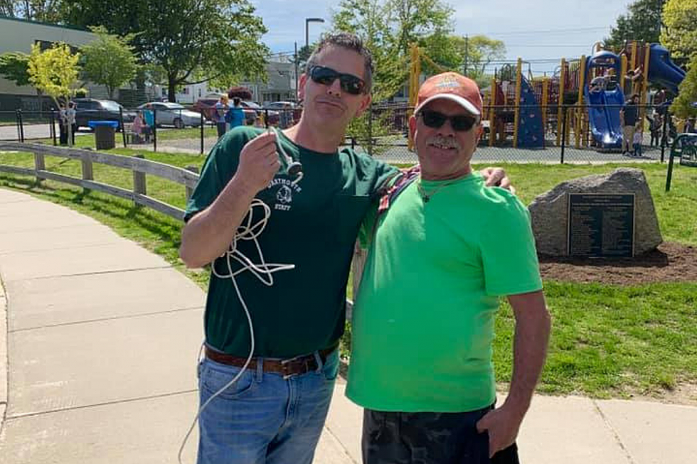 Mystery Men Help Mom When Car Key Drops in Drain at Playground