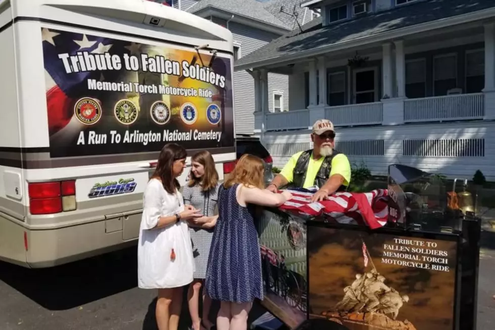 Motorcyclists Pay Tribute to Fallen Rochester Marine