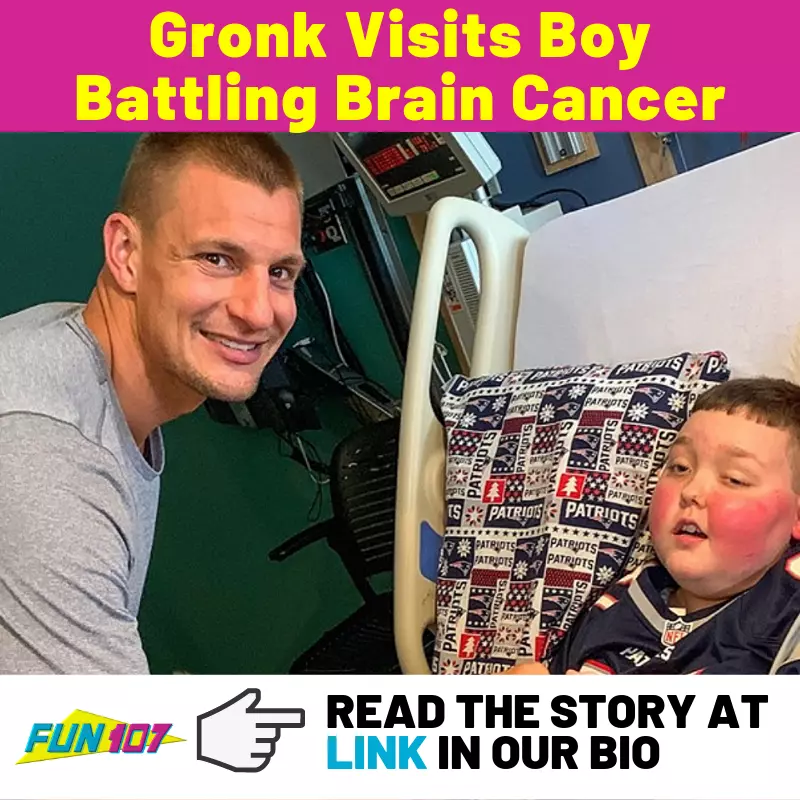 Rob Gronkowski and other Patriot players reach out to support 7-year-old  boy with brain tumor 