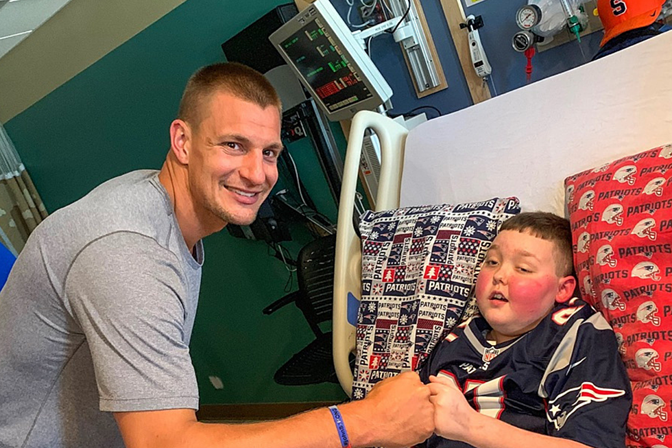 Gronk Visits Boy Battling Brain Cancer