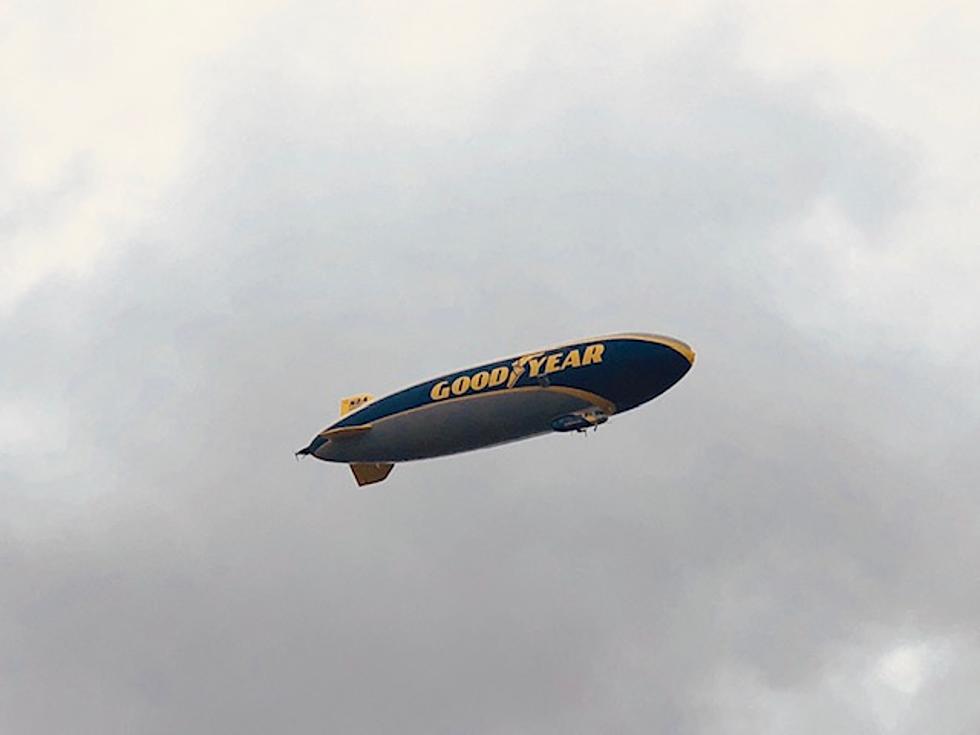 The Goodyear Blimp Made Its Way over Massachusetts