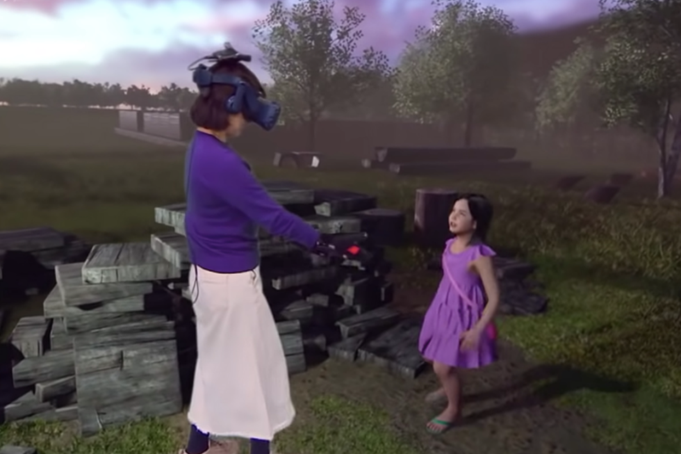 VR Technology Reuniting a Grieving Mother with Her Child