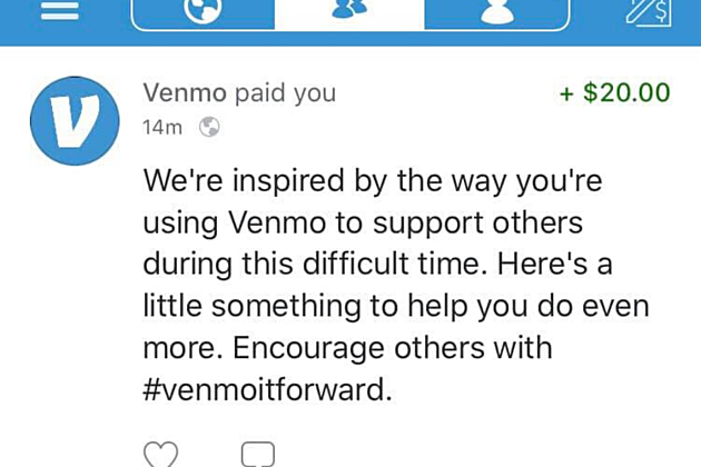 Venmo: People Send Money to Cheer Others Up
