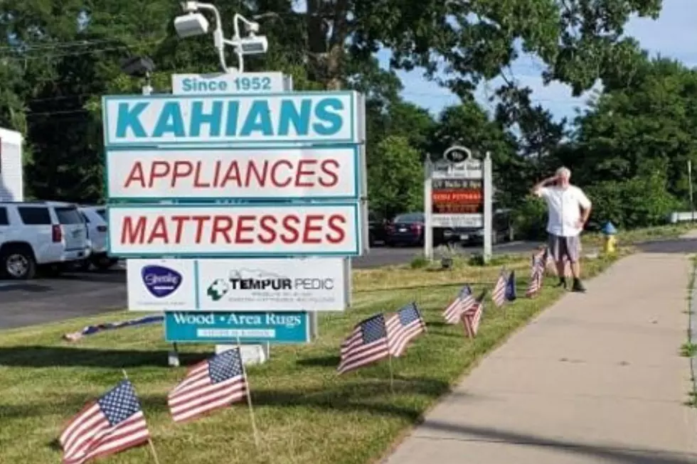 Plymouth Business Owner Refuses to Take Down American Flags