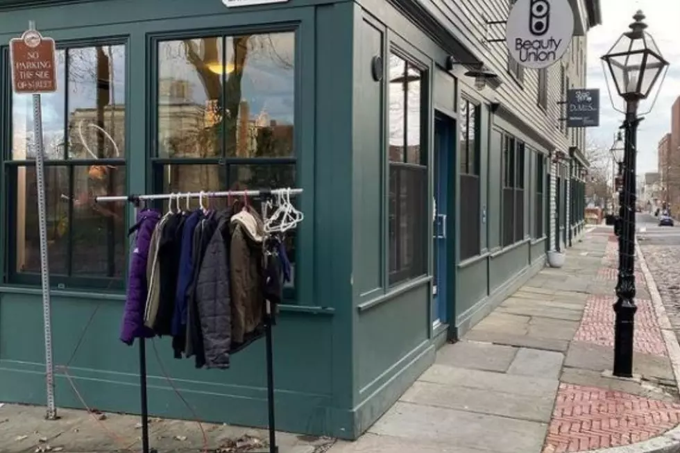 Community Coat Rack Warming the Hearts of New Bedford