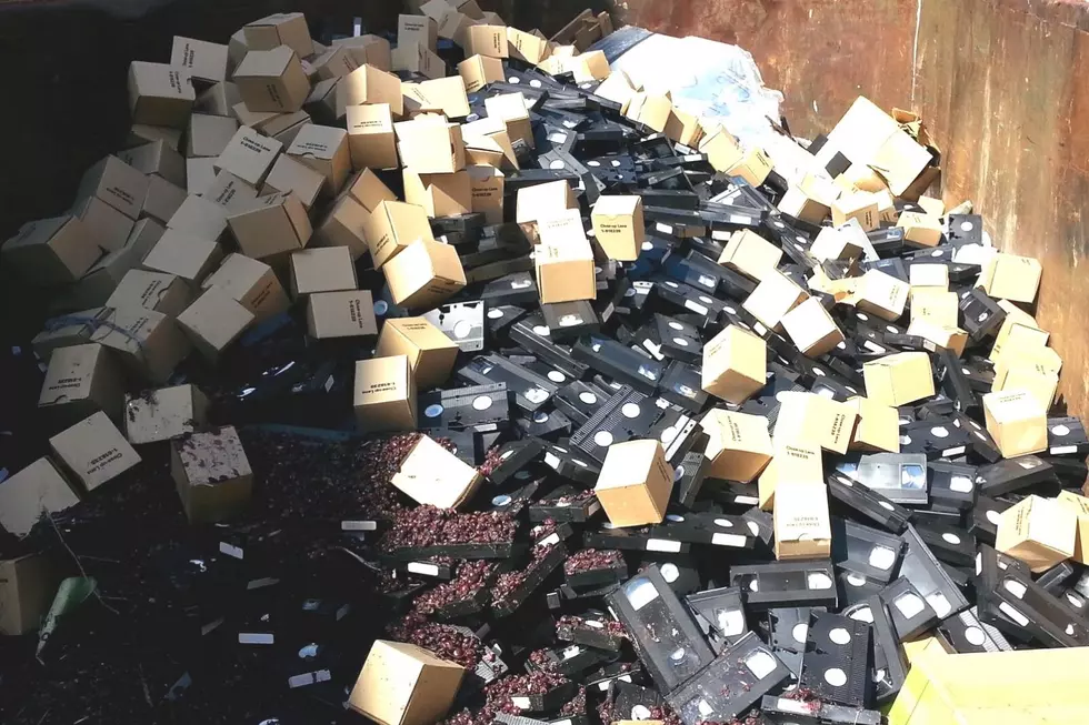There Once Was a Dumpster Full of Matrix VHS Tapes in New Bedford, Massachusetts