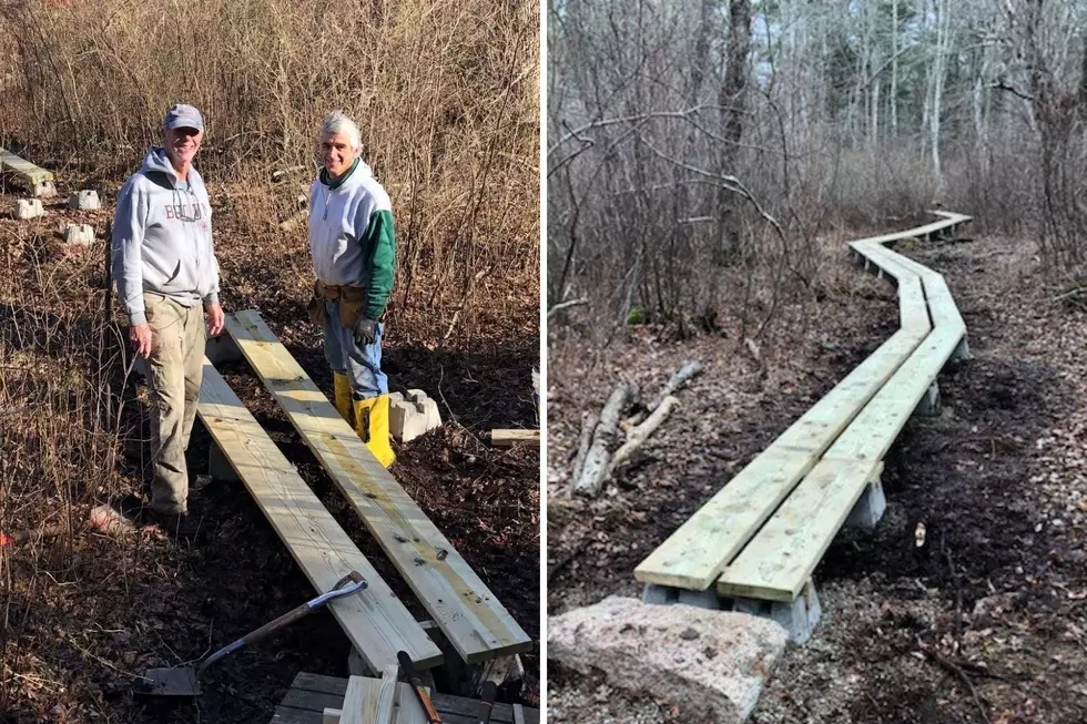 Mattapoisett Hiking Trail Fixed With Big Donation From Wareham Lowe’s