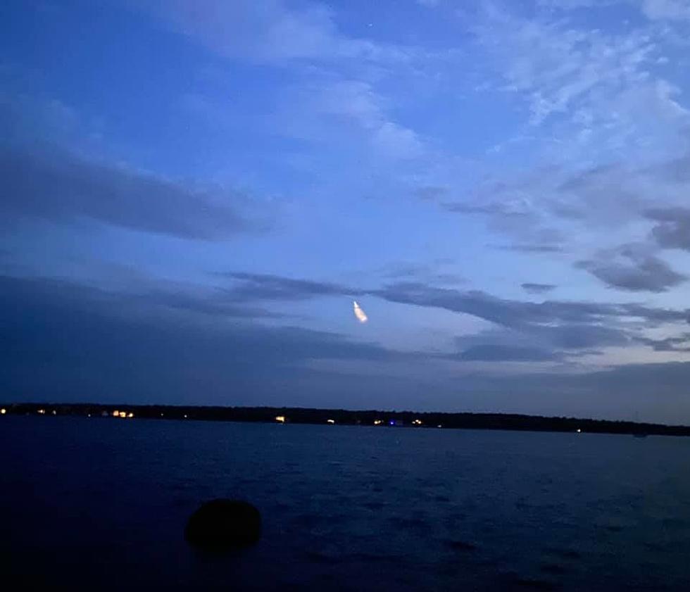 Mattapoisett Woman Captures NASA Rocket Over Ned's Point