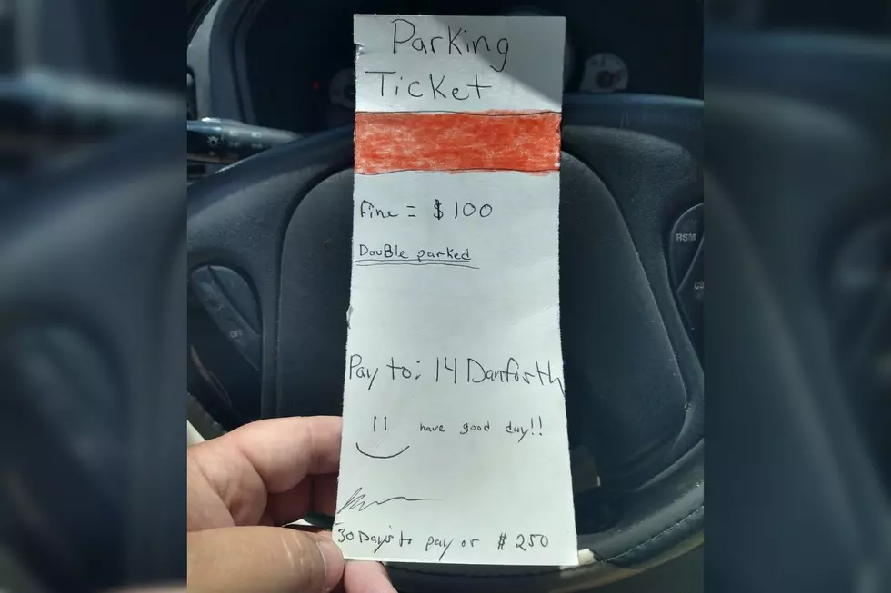 Massachusetts Resident Issues a Handwritten Parking Ticket