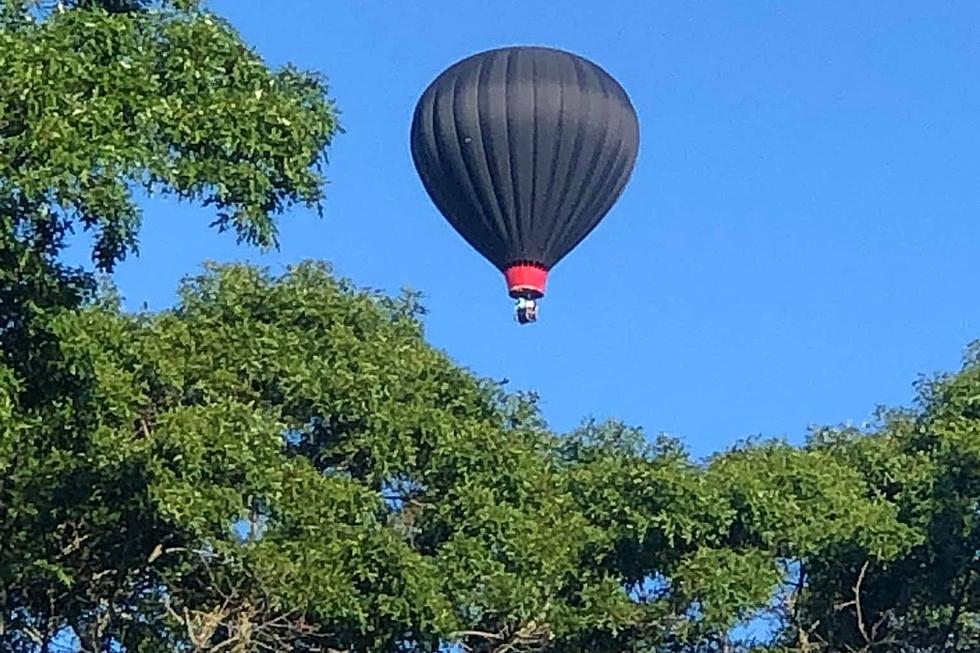 Hot Air Balloon Spotted Over Tiverton, But Who Does It Belong To?